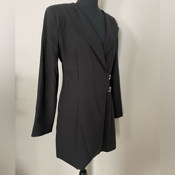 NWT Zara Side Buckle Blazer Dress - Picture 7 of 13